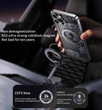 Premium 360° Foldable Magnetic Car Phone Holder – Strong Titanium Alloy with 48 Magnets (UAE Delivery)