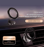 Premium 360° Foldable Magnetic Car Phone Holder – Strong Titanium Alloy with 48 Magnets (UAE Delivery)