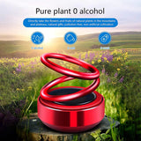 Luxury Solar-Powered Car Air Freshener – Rotating Floating Design, Premium Zinc Alloy, Long-Lasting Scent