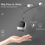 Portable Pendant Neck Massager – 4 Modes, Heat Therapy & Pain Relief